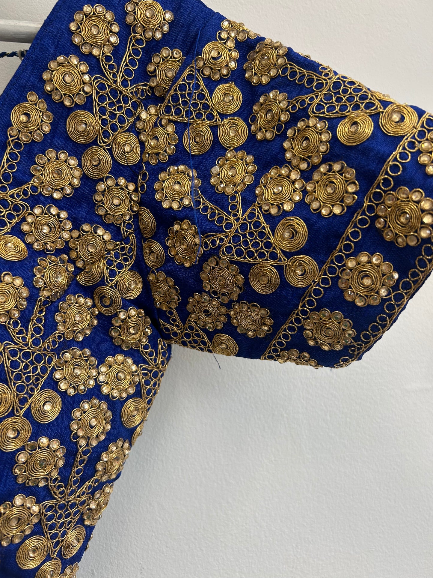 Beautiful gold embellished Indian vintage crop top