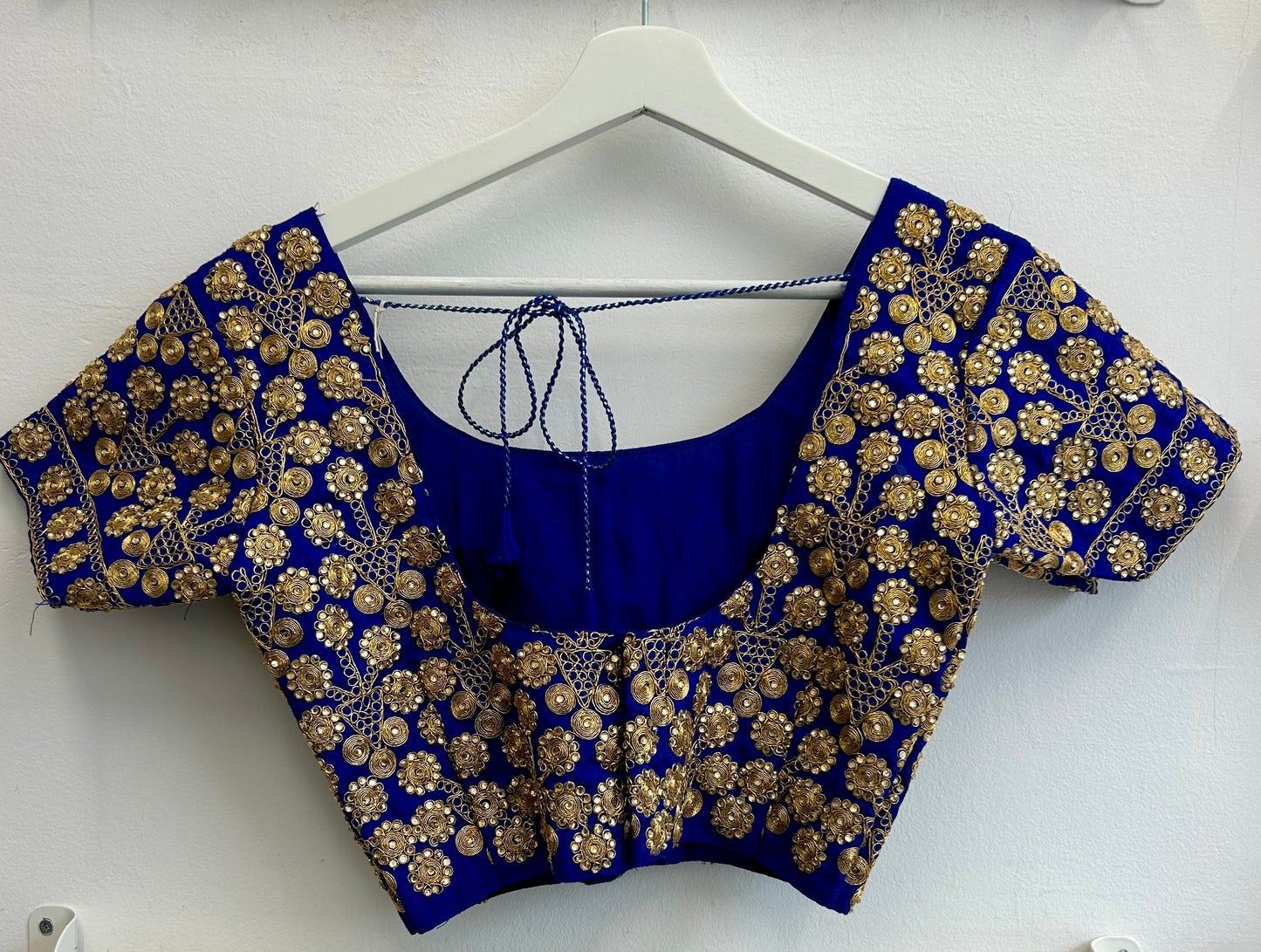 Beautiful gold embellished Indian vintage crop top